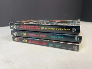 Vintage EUC The World Of Lone Wolf by Dever & Chalk ~ Gamebooks 2, 3, 4 - Picture 1 of 7