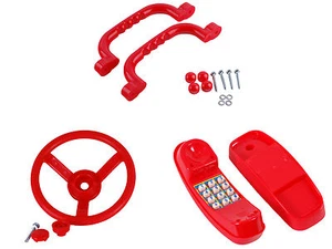 2 Handgriffe + Lenkrad + Telefon Zubehörset Sparset Spielturm Set Zubehör - Bild 1 von 12