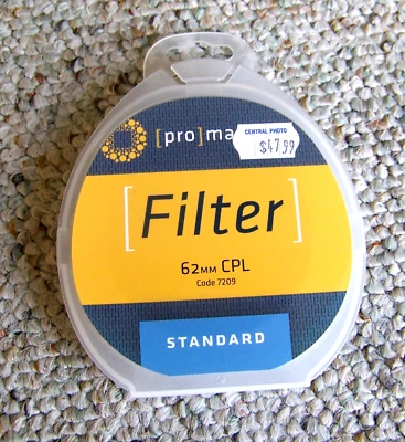 NEW Promaster 7209 62mm Circular Polarizing  Filter - Image 1 of 2