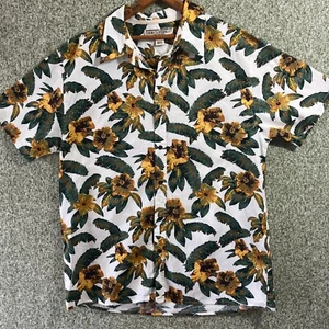 Camisa Chor Clothing Co Para Hombres XL Estampado Floral Tropical Manga Corta Hawaii - Imagen 1 de 6