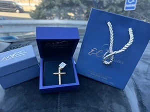 10K YELLOW GOLD CROSS PENDANT 2.5 G - Picture 1 of 5