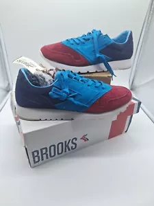 Brooks x Concepts Carrello Merlot DS taglia 9 CNCPTS vntg Royal/Navy/Rosso - Foto 1 di 17