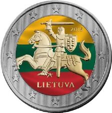 Litauen 2 Euro Ritter zu Pferd 2015 - in Farbe - Bankfrisch