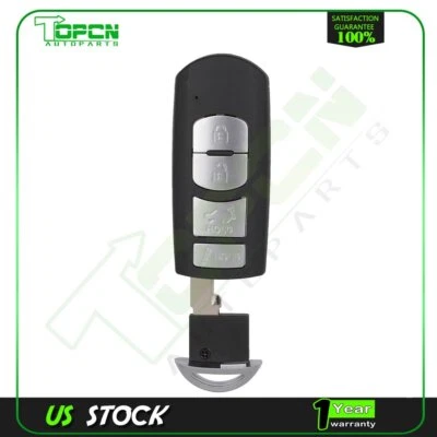 For Mazda CX-9 CX-5 2016 2017 2018 2019 Keyless Entry Remote Control Car Key Fob - Image 1 of 4