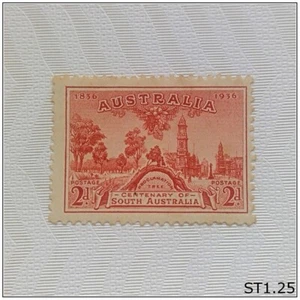 Australia Postage Stamp 2d Centenary South Australia Proclamation Tree 1936 - Picture 1 of 1