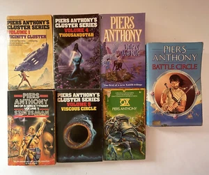 Piers Anthony Book Mixed Lot Bundle, Novel, Vintage Fantasy Adventure, 7x Items - Picture 1 of 14