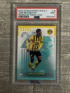 Jude Bellingham 🔥09/15🔥 PSA 9 Topps BVB Helden (hereos)  In Schwarz Gelb - Picture 1 of 1
