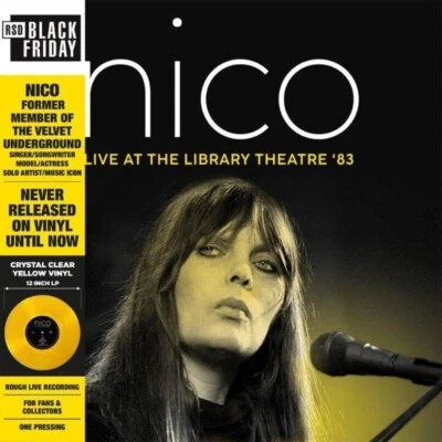 NICO - Live At The Library Theatre '83 (RSDBF 2022) LP Clear Yellow Vinyl - Image 1 of 3
