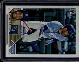 2023 Topps Update Maikel Garcia #US144 RC Rainbow Foil