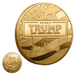 President Donald Trump 2024 Fight Shooting Assassination Commemorative Coin - Bild 1 von 6