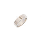 Cartier Love Ring #50 9.5 18k Wg  A 772427