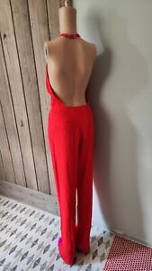 Nina Ricci open back jumpsuit SZ FR36