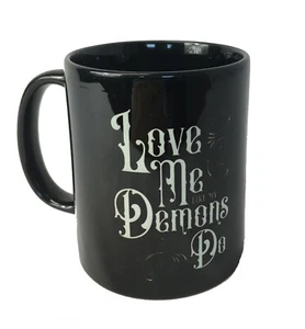 Taza de café gótica novedosa - Love Me Like My Demons 11 oz taza de cerámica / artículo de regalo - Imagen 1 de 3
