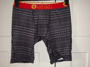 Ethika Men's Gray Hieroglyphics Boxer Brief Size: S NEW - Picture 1 of 2