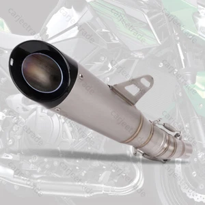 Exhaust Slip on Muffler Motorcycle For Kawasaki Ninja Z 250 Ninja 300 08-18 - Foto 1 di 7