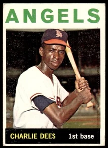 1964 Topps Charlie Dees novato ex Los Angeles Angels #159 - Imagen 1 de 2