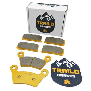 Juego de pastillas de freno de cerámica Can Am/BRP Spyder 2008-2012 delanteras y traseras - Imagen 1 de 7