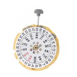 21 Jewels Automatic Mechanical Watch Movement Date/Date @3H For MIYOTA 8205 - Picture 1 of 18