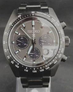 Seiko V192-0AF0 Prospex Speedtimer Solar Chronograph Tachymeter Watch wristwatch - Picture 1 of 3
