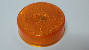 KD Lamp Co. 571-0101 2.5" Round Amber Clearance Marker Light(s) w/ Reflex Lens