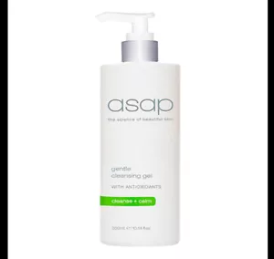 ASAP Gentle Cleansing Gel 300ml Antioxidants Aloe Vera Soap Free Removes MakeUp - Picture 1 of 2