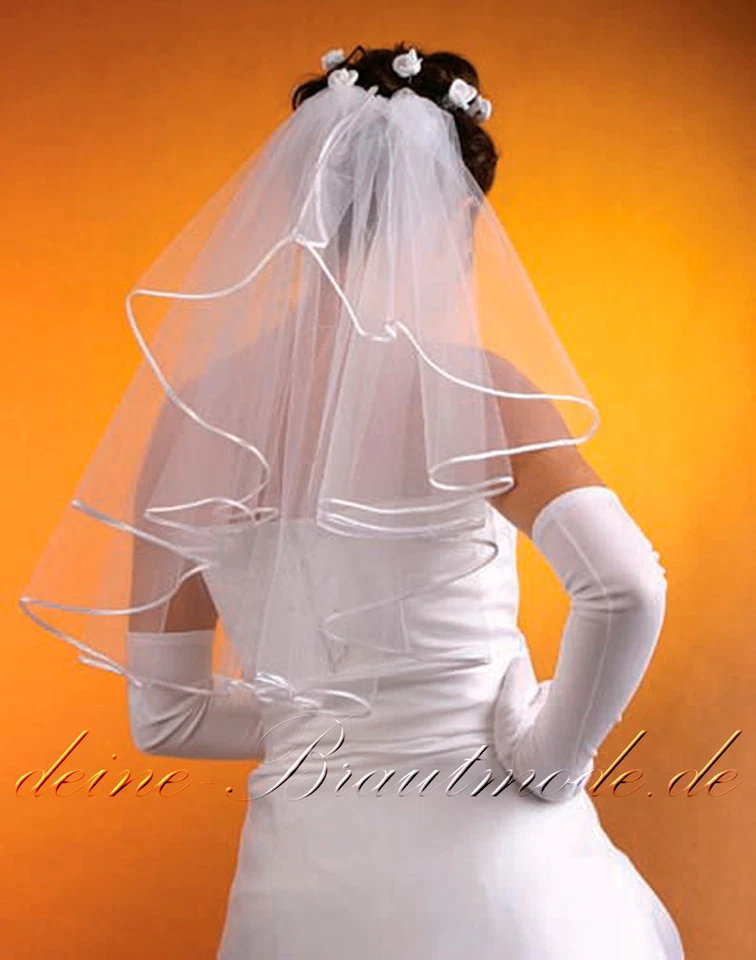 Schleier Brautschleier z.Brautkleid Hochzeitskleid neu - Bild 1 von 1