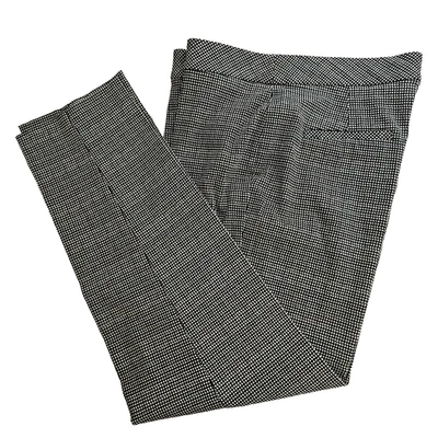 Investments Petites Dress Pants Womens 10PR Black White Tummy Control Panel - Image 1 of 4
