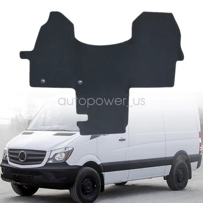 Alfombrillas impermeables de terciopelo negro para Mercedes Benz Sprinte 2010-2016 Foto 1 de 4