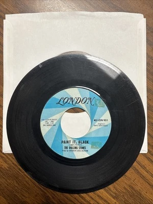 ROLLING STONES: London/45-901/“PAINT IT BLACK”/ “STUPID GIRL" 45 Vinyl RARE - Image 1 of 4