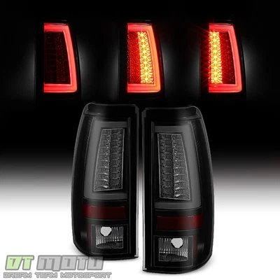 Luces traseras LED pirotubo Black Smoke 2003-2006 Chevy Silverado 1500-2500HD-3500 Foto 1 de 4