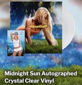 Zara Larsson Midnight Sun disco LP in vinile trasparente firmato AUTO IN MANO! - Foto 1 di 12