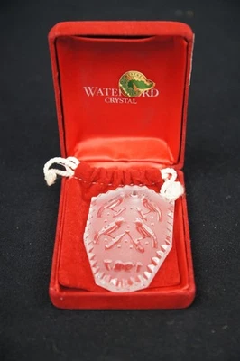 WATERFORD Cristal 1987 12 Días de Navidad Adorno Foto 1 de 3