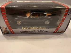 1971 Buick Riviera GS 1:43 Diecast Car Road Signature Yat Ming Black NIB ~060 - Picture 1 of 7