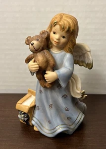 Goebel 2004 Annual Angel Limited Edition 5” Figure With Teddy Bear - Picture 1 of 7