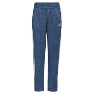 Boys Adidas Blue Fleece Pants Sz large - Picture 1 of 7