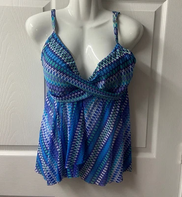 Sujetador Profile by Gottex Takini Multi Azul Envolvente Integrado Mujer 16 Ajustable Foto 1 de 4