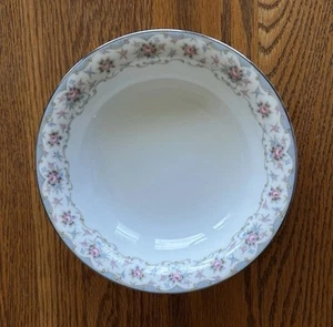 NORITAKE BLOOMFIELD 6042 BEERENSCHALE ROSA ROSE PLATINRAND SHABBY CHIC - Bild 1 von 6