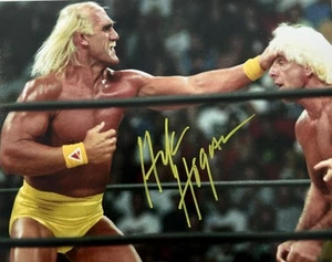 Terry Gene Bollea "Hulk Hogan" WWE/WWF signed Autogramm 10x8 Foto GAA COA - Bild 1 von 5