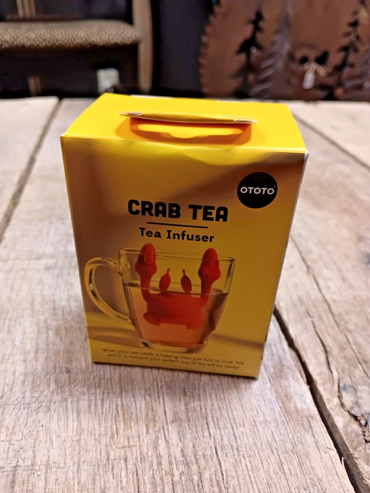 Infusor de chá de caranguejo silicone folha solta mais íngreme – sem BPA - Imagem 1 de 4