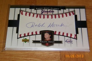 2003 UD Sweet Spot Classic YANKEE GREATS Ralph Houk RARE BOLD Auto MLB BALL - Picture 1 of 1