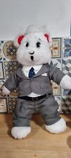 GHOSTBUSTERS / BUILD A BEAR 18" WHITE PLUSH SOFT TOY TEDDY - 2016