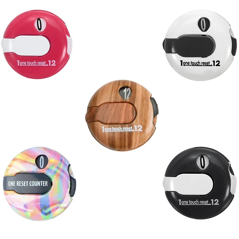 Mini contador de pontuação de tacadas de golfe sobressalente real premium para homens e mulheres amantes de golfe - Imagem 1 de 4