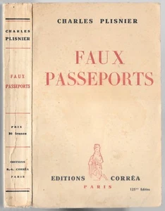 FAUX PASSEPORTS par Charles PLISNIER Éditions CORRÉA Prix Goncourt roman 1937 - Picture 1 of 9