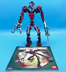 LEGO 8756 BIONICLE SIDORAK, completo con instrucciones de construcción - Imagen 1 de 6