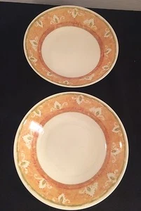  PIER 1 Moroccan Coupe Soup Salad Bowls Earthenware Excellent England Lot of 2 - Picture 1 of 6