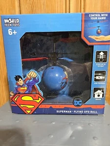 SUPERMAN DC ~ Motion Sensing Flying UFO Ball NEW IN BOX Helicopter Hand Control - Picture 1 of 3