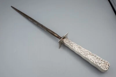 Afiador de escultura Gorham St Saint Cloud prata esterlina grande 13 3/4" de comprimento - Imagem 1 de 4