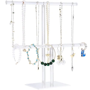 Jewelry Stand Necklace Holder, Acrylic Jewelry Display Holder, Necklace and Brac - Picture 1 of 12