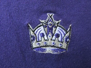 Los Angeles Kings LA Kings NHL XL Women Purple T Shirt. Antigua. - Picture 1 of 11