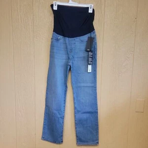 Pantalones de mezclilla de maternidad Mavi Clare para mujer Lt cepillados supersuaves pierna recta 27/28 - Imagen 1 de 8